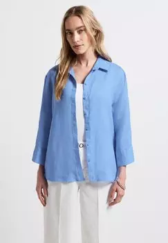 Блузка на пуговицах Street One, синий