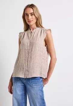 Блузка на пуговицах Street One, светло-серый