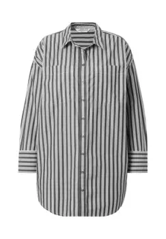 Блузка на пуговицах STREIFEN Studio Untold, черный