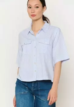 Блузка на пуговицах STRIPED LolaLiza, бежевый