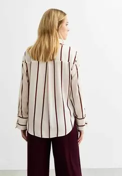 Блузка на пуговицах STRIPED New Look, молочный