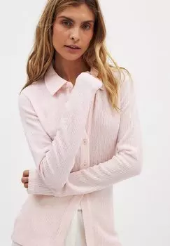 Блузка на пуговицах STRUCTURED COLLAR NA-KD, розовый