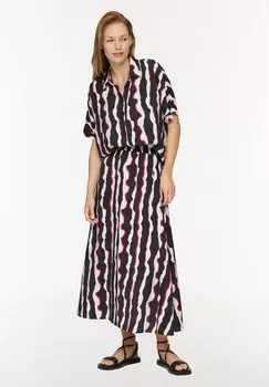 Блузка на пуговицах STRUKTURIERTEM s.Oliver, черный