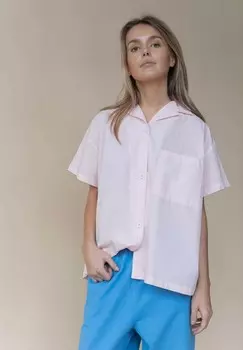 Блузка на пуговицах Studio Feder, розовый