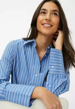 Блузка на пуговицах STYLE VIKI BRAX, светло-голубой