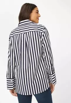 Блузка на пуговицах STYLE VIKI BRAX, темно-синий