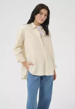Блузка на пуговицах SUNNA BOXY My Essential Wardrobe, бежевый