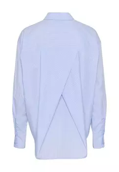 Блузка на пуговицах TARA Kaffe, светло-голубой