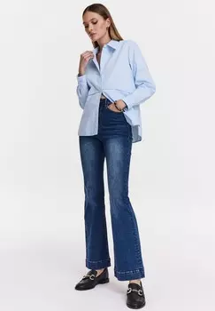 Блузка на пуговицах Taranko, синий