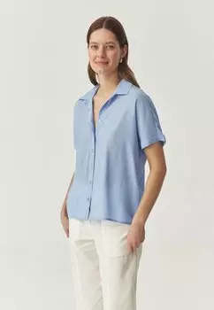 Блузка на пуговицах TATUUM, светло-голубой