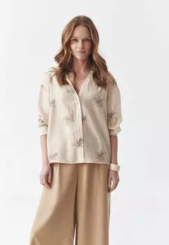 Блузка на пуговицах TATUUM, светло-коричневый