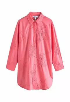 Блузка на пуговицах TEXTURED CORNELLI COVER-UP Next, розовый