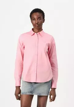 Блузка на пуговицах THE ESSENTIAL SHIRT HUGO, розовый