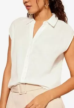 Блузка на пуговицах THROUGH REGULAR FIT Friends Like These, белый