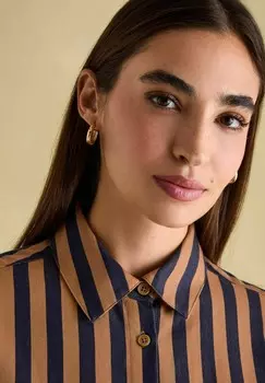 Блузка на пуговицах Tom Joule, синий