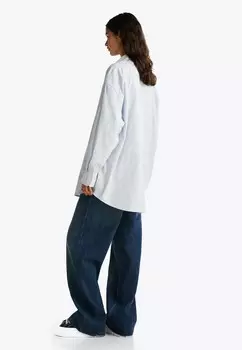 Блузка на пуговицах Tommy Jeans, светло-голубой