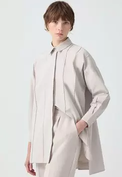 Блузка на пуговицах Touch Priv, коричневый