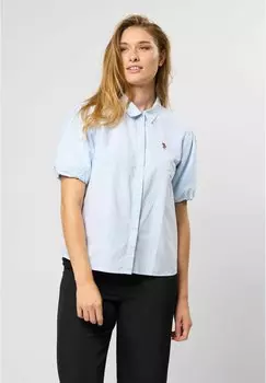 Блузка на пуговицах U.S. Polo Assn., синий