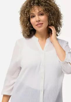 Блузка на пуговицах Ulla Popken, белый