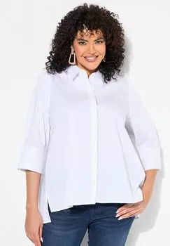Блузка на пуговицах Ulla Popken, белый