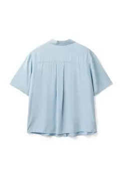 Блузка на пуговицах United Colors of Benetton, синий