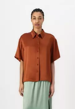 Блузка на пуговицах UNYL American Vintage, коричневый