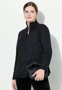 Блузка на пуговицах UPDATED OXFORD Ulla Popken, черный