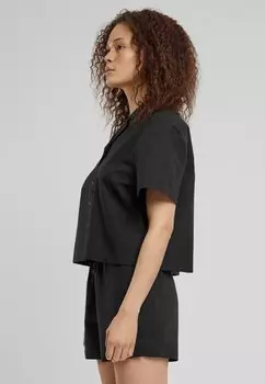 Блузка на пуговицах Urban Classics, черная