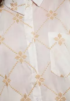 Блузка на пуговицах usha, белый