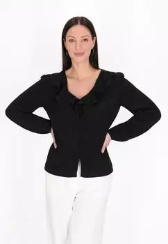 Блузка на пуговицах usha, черный
