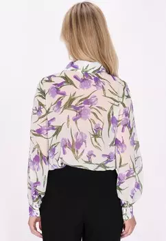 Блузка на пуговицах usha, фиолетовый