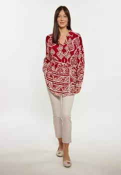 Блузка на пуговицах usha, красный