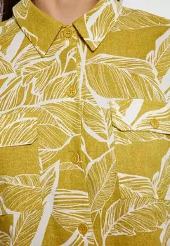 Блузка на пуговицах usha, желтый