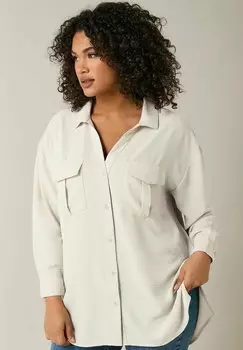 Блузка на пуговицах UTILITY POCKET Evans, кремовый