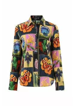 Блузка на пуговицах van Laack, мультиколор