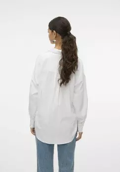 Блузка на пуговицах Vero Moda, кремовый