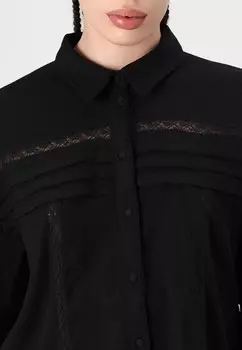 Блузка на пуговицах VIBRENNA SHIRT VILA, черный