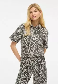 Блузка на пуговицах VICHIA KURZARM VILA, бежевый