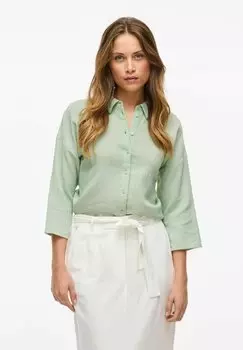 Блузка на пуговицах VILA, цвет Silt Green