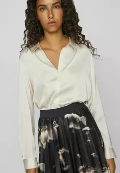 Блузка на пуговицах VILA, кремовый