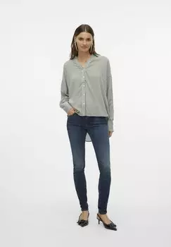 Блузка на пуговицах VMBUMPY Vero Moda, цвет Mottled Green