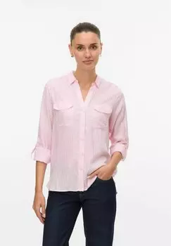 Блузка на пуговицах VMBUMPY Vero Moda, розовый