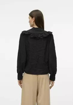 Блузка на пуговицах VMCIRA Vero Moda, черный