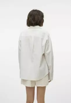 Блузка на пуговицах VMENYA Vero Moda, серебристый