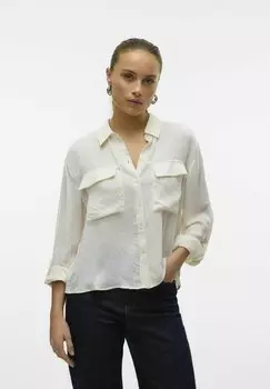 Блузка на пуговицах VMFABIANA Vero Moda, белый