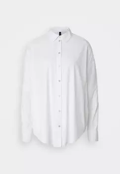 Блузка на пуговицах VMNORA OVERSIZE SHIRT Vero Moda, белый