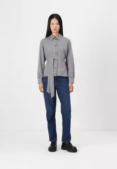 Блузка на пуговицах VMPAIGE BOW SHIRT Vero Moda, светло-серый