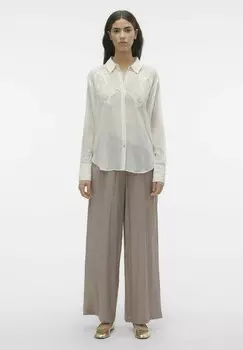 Блузка на пуговицах VMPEARL Vero Moda, белый