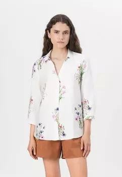 Блузка на пуговицах VMRUNA FOLD UP SHIRT Vero Moda, кремовый