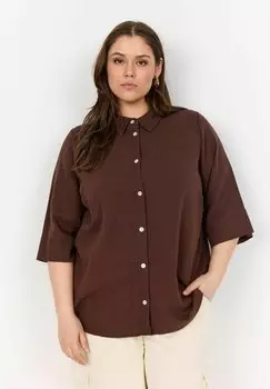 Блузка на пуговицах WA-CORINNA 15 Wasabi Concept, коричневый